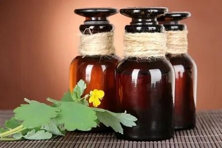 Celandine oil for nail fungus.
